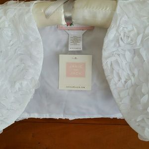 NWT Janie and Jack Collection shrug 18 to 24 month